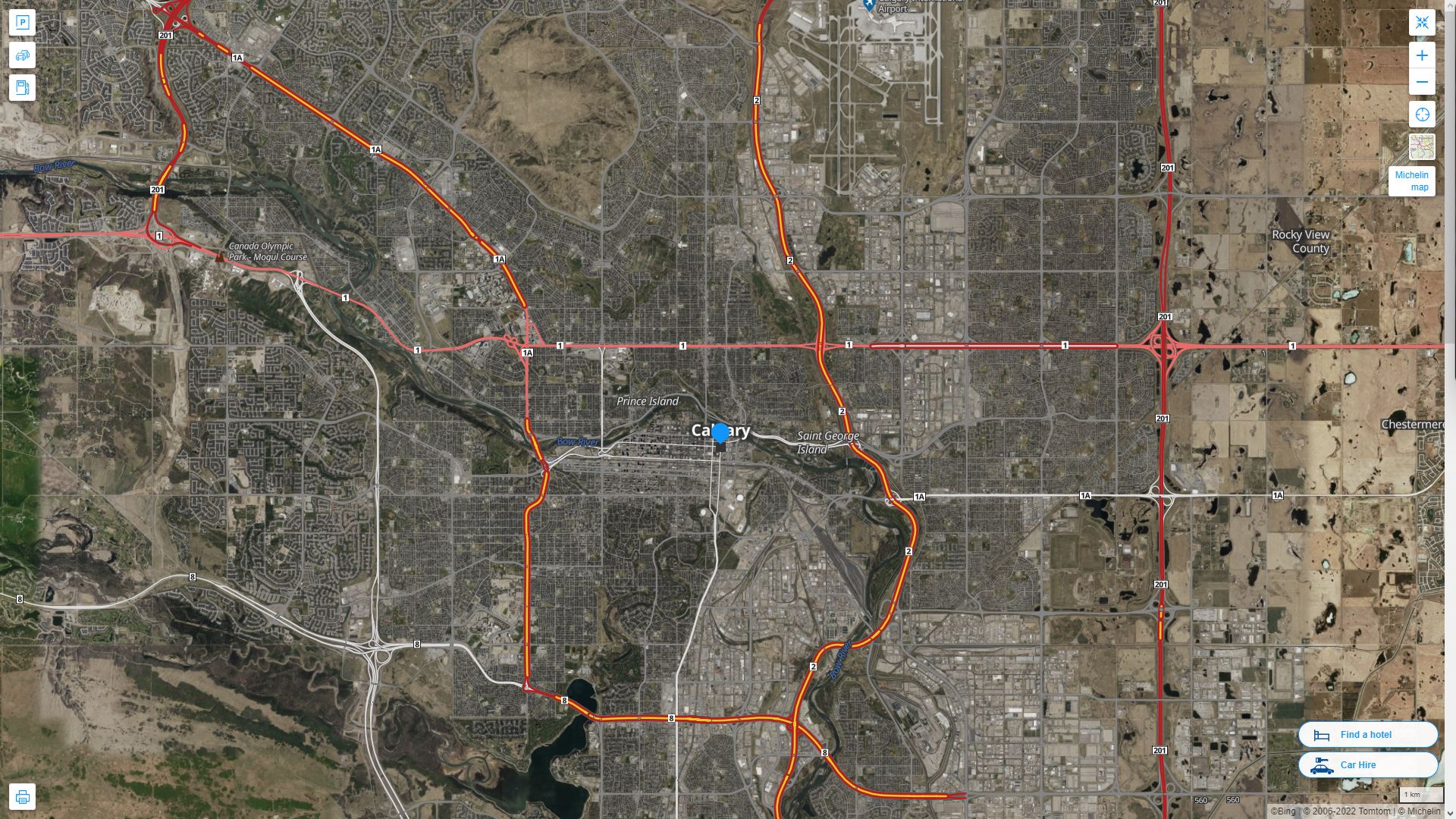 Calgary Map